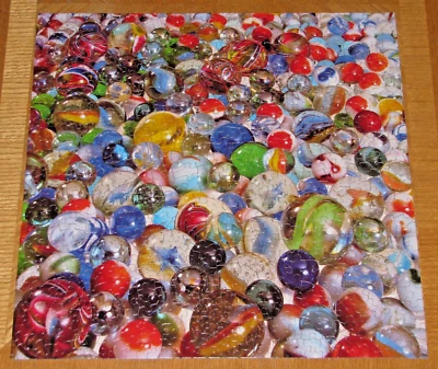 Glass Marbles ... Vintage Springbok 500 Piece Puzzle PZL2436 ... Assembled - Image 1 of 2