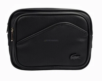Bolso Bandolera Lacoste 4.7 Litros Negro Hombro Lateral Bandolera Pecho Grueso Foto 1 de 4