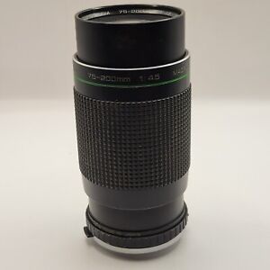 Hanimex 75-200mm Macro Zoom Lens True f/4.5 Multi-Coated - Vintage