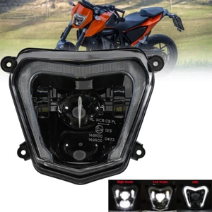 Faro LED de haz alto/bajo y DRL para motocicleta KTM 12-19 Duke 690 13-17 Duke 690R - Imagen 1 de 13