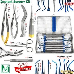 Range Of Implant Surgical Instruments Kits Dental Bone Preparing Elevators Sets - Picture 1 of 14