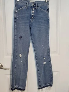 We The Free Jeans Women's Size 24 Distressed Raw Hem - Picture 1 of 8