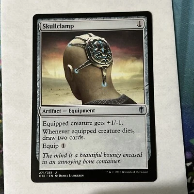MTG Skullclamp Commander 2016 271/351 Regular Uncommon - Image 1 of 2