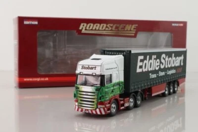 CORGI ROADSCENE EDDIE STOBART SCANIA CURTAINSIDE CC18106 1/76 SCALE MINT in Box - Image 1 of 4