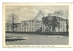 (1917) 1943 P/C PEI CHARLOTTETOWN PRINCE OF WALES COLLEGE USED PECO - Picture 1 of 2