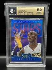 2013-14 Panini Select Stars KOBE BRYANT Blue Prizm /49 #3 BGS 9.5 *ONLY POP 2*