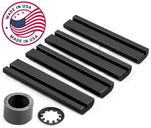 1986-1991 Camaro Firebird Rear Hatch Motor Pull Down Nylatron Guides Bushings - Picture 1 of 5
