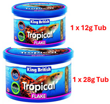 King British Tropical Fish Flake Freshwater Aquarium Food 12g
