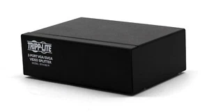 Divisor de video de 2 puertos Tripp Lite VGA/SVGA 350 MHz con amplificador de señal (B114-002-R) - Imagen 1 de 7