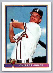 Bowman #569 1991 Chipper Jones Braves novato - Imagen 1 de 3