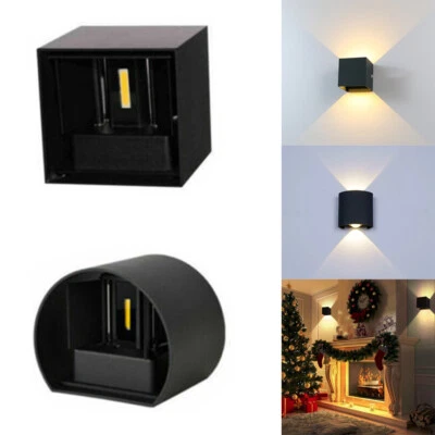 Modern LED Up Down Wall Lights Lighting Fixture Outdoor Indoor Lamp lighting UK - Image 1 of 4