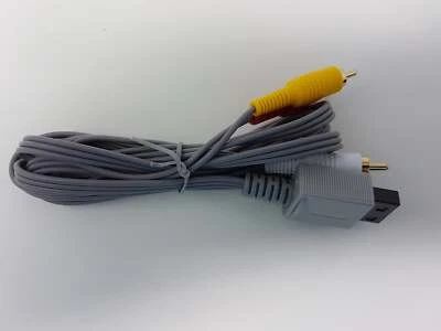 AUDIO VIDEO AV CABLE 6FT FOR NINTENDO WII - Image 1 of 2