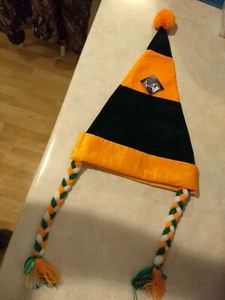 Green Bay Packers Colors Hat & Green Bay Packers Eye-Lashes & Scarf 3 Lot Bundle - Picture 1 of 9