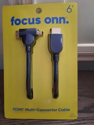 focus onn. HDMI multi-connector cable - Image 1 of 2