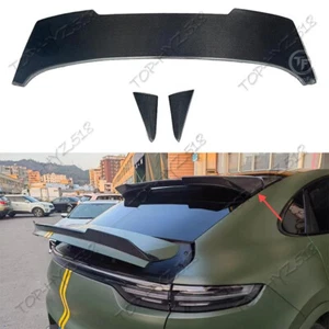 For 2019-2025 Porsche Cayenne Coupe Carbon Fiber Roof Spoiler Wing Tail wing 1pc - Picture 1 of 7