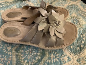 clarks flip flops ebay