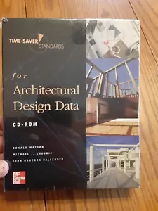 Time-Saver Standards For Architectural Design Data CD-ROM NIB 1999 - Picture 1 of 3
