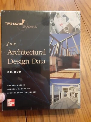 Time-Saver Standards For Architectural Design Data CD-ROM NIB 1999 - Image 1 of 3