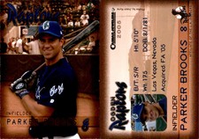 Parker Brooks 2005 Ogden Raptors #NNO Card *AutographDen*