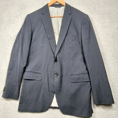 Banana Republic 42R Men's Navy Blue Blazer Jacket Lanificio Cerruti Wool - Image 1 of 4