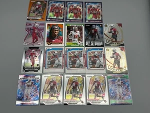 Lote de tarjetas Marvin Harrison Jr. Prizm Optic Rated Rookie púrpura Shock Lazer insertos - Imagen 1 de 11