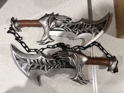 GOD OF WAR DOBLE HOJA KRATOS RÉPLICA ESPUMA SÓLIDA COSPLAY UTILERÍA FANTASÍA JUEGO DE ESPADA  Foto 1 de 4