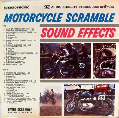 No Artist, Motorcycle Scramble Sound Effects, (LP, Album), NM or M-, 3623277891 - Image 1 of 4