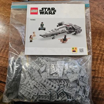 LEGO Star Wars 75383 Darth Maul's Sith Infiltrado COMPLETO Sin Minifiguras Foto 1 de 3