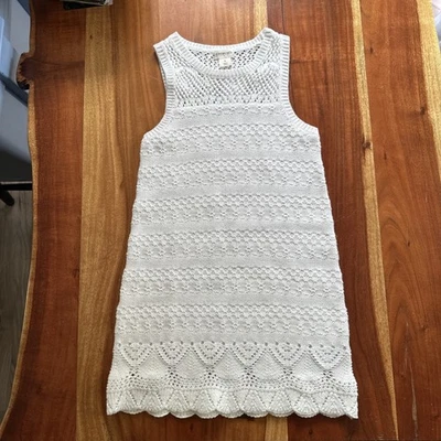 Crewcuts Girls Knit Sleeveless Ivory Dress- Size 5 NEW!!! - Image 1 of 4