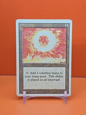 🟤🟤🟤 1994 Magic The Gathering SOL RING REVISED 3RD EDITION HEAVY PLAYED  - Image 1 of 4