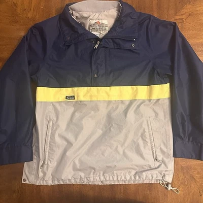 Far West Mountain Wear Gore-Tex Jacket Men’s Medium Blue Yellow Gray - Изображение 1 из 4