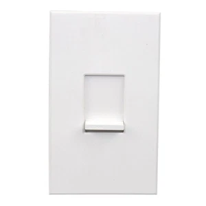 LUTRON NTSTV-DV-WH NOVA T 16A LED FLUORESCENT SLIDE-TO-OFF DIMMER, WHITE - Picture 1 of 1
