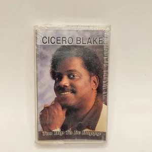 Cicero Blake Too Hip To Be Happy Cassette Tape Sealed Mint 1988 Funk - Picture 1 of 3