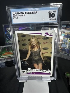 2005 Topps Chrome Carmen Electra #252 gemma come nuova 10 classificata professionalmente - Foto 1 di 3