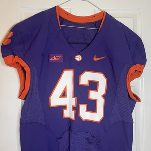 Clemson University Game Used Football Jersey #43 - Picture 1 of 5