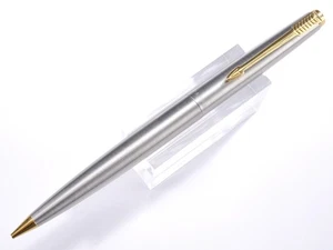 Vintage MCM Parker Edelstahl Druckbleistift - Twist Top - Goldrand #48 - Bild 1 von 4