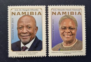 Namibia 2025 / Transición Presidencial - Cuarto y Quinto Presidente / Juego 2v - Imagen 1 de 1
