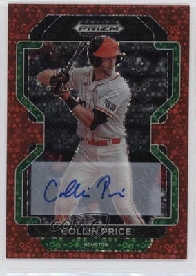 2022 Panini Prizm Draft Picks Red Donut Circle /99 Collin Price #PDP193 Auto - Image 1 of 2