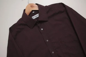 Yves Saint Laurent Langarmhemd Vintage Burgund - Bild 1 von 6