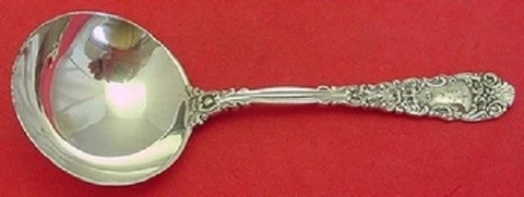 Renaissance By Dominick and Haff Sterling Silver Bouillon Soup Spoon 4 1/2" Cover