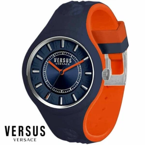 Versus by Versace VSPOQ2418 Fire Island blau orange Silikon Damen Uhr NEU - Bild 1 von 1