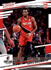 2021-22 Panini Chronicles #73 Greg Brown III - Picture 1 of 2