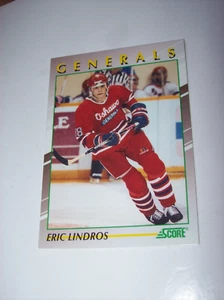 1991 Score young superstars Hockey Eric Lindros card #30 SET BREAK - Picture 1 of 2