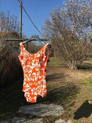 costume da bagno intero vintage originale anni '80 con etichette - Photo 1/4