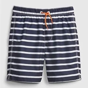 Gap Kids Navy Striped Swim Trunks Sz XXL - Picture 1 of 5
