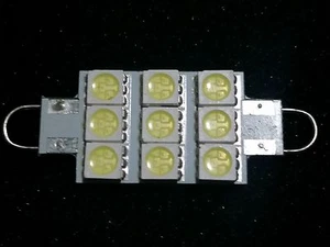 1X 44MM COOL WHITE 9SMD LED DOME LIGHT BULB 561-2-3-4-6-9 570 RL4410 RIGID LOOP - Bild 1 von 1
