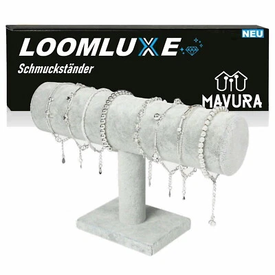 LOOMLUXE Schmuckständer Armbandständer Uhrenständer Armbandhalter Samt - Bild 1 von 4