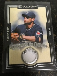 UPPER DECK MASTERPIECES BASEBALL 2007 MARCUS GILES CAPTURED ON CANVAS CARD CCMG - Picture 1 of 2