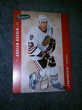 TOUGH PULL! 2005-06 Adrian Aucoin Parkhurst Facsimile AUTOGRAPH - #'D 066/100