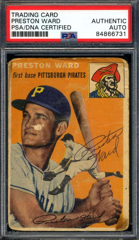 Preston Ward PSA DNA Signed 1954 Topps Autograph - Image 1 of 1